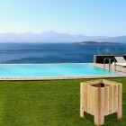 ΚΑΔΟΣ ΑΠΟΡΡΙΜΑΤΩΝ ΞΥΛΙΝΟΣ 50(Π)Χ50(Μ)X70(Υ)