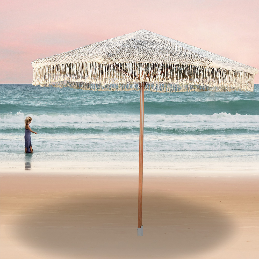 ΟΜΠΡΕΛΑ ΠΑΡΑΛΙΑΣ ΜΠΕΖ SL2067 ΑΛΟΥΜΙΝΙΟΥ Φ250