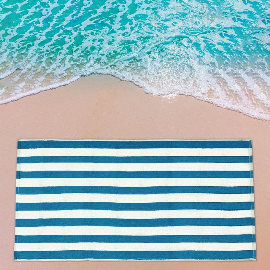 ΠΕΤΣΕΤΑ ΘΑΛΑΣΣΗΣ SEASHORE ΜΠΛΕ 75x150cm