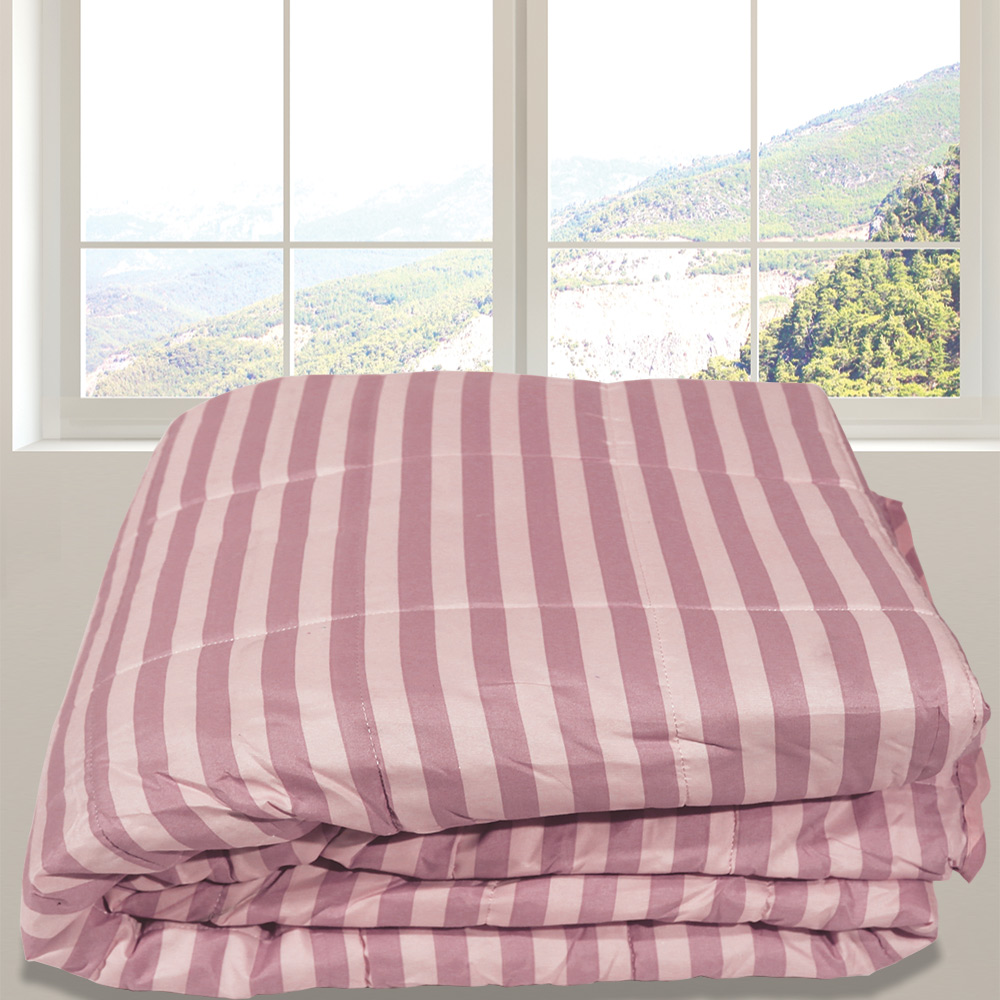 ΚΟΥΒΕΡΛΙ ΕΜΠΡΙΜΕ STRIPED ΜΩΒ 220X240 ΚΟΥΒΕΡΛΙ ΕΜΠΡΙΜΕ STRIPED ΜΩΒ 220X240