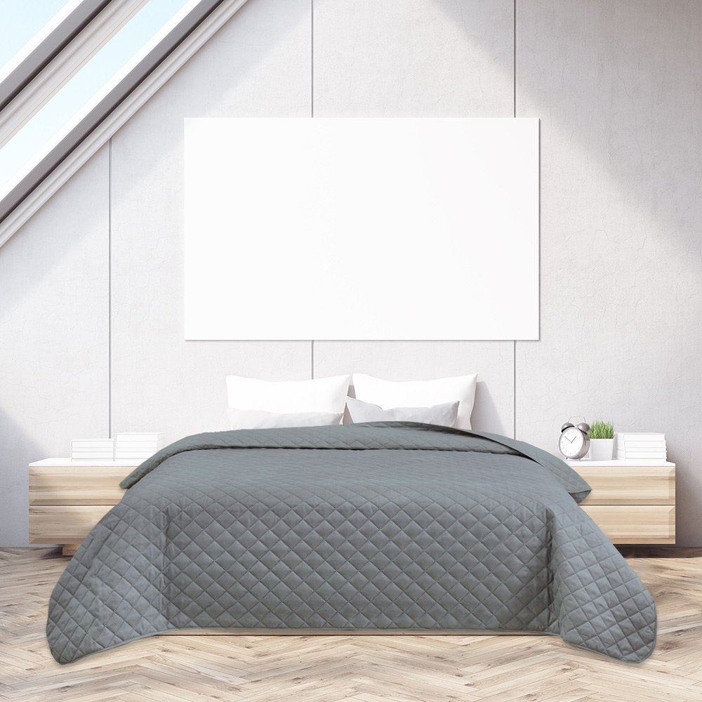 ΚΟΥΒΕΡΛΙ ΓΚΡΙ MICROFIBER 160X230 ΚΟΥΒΕΡΛΙ ΓΚΡΙ MICROFIBER 160X230