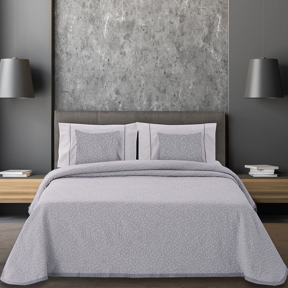 Blanket HiddenFlowers Grey 170X260cm