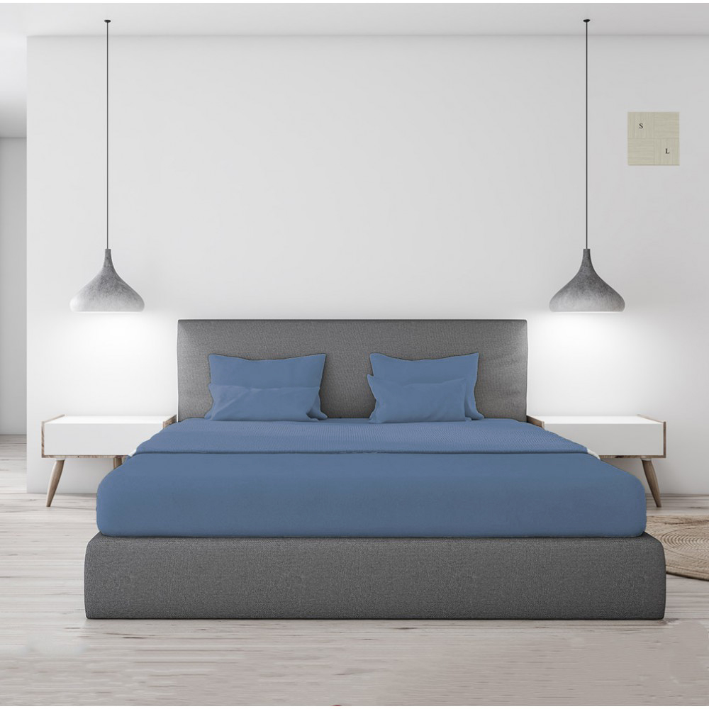 Sheet Ermis Blue 240x260cm-7097BLUE