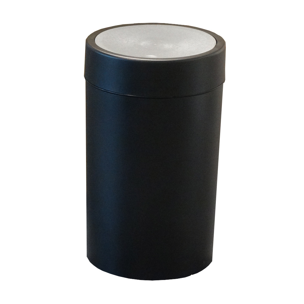 Trash Can Plastic 7lt black SL8803