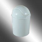 Plastic Waste Bin White 7LT SL2231