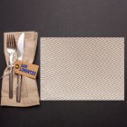 PLACEMAT ZELVA BEIGE 33X45-8949BEIGE