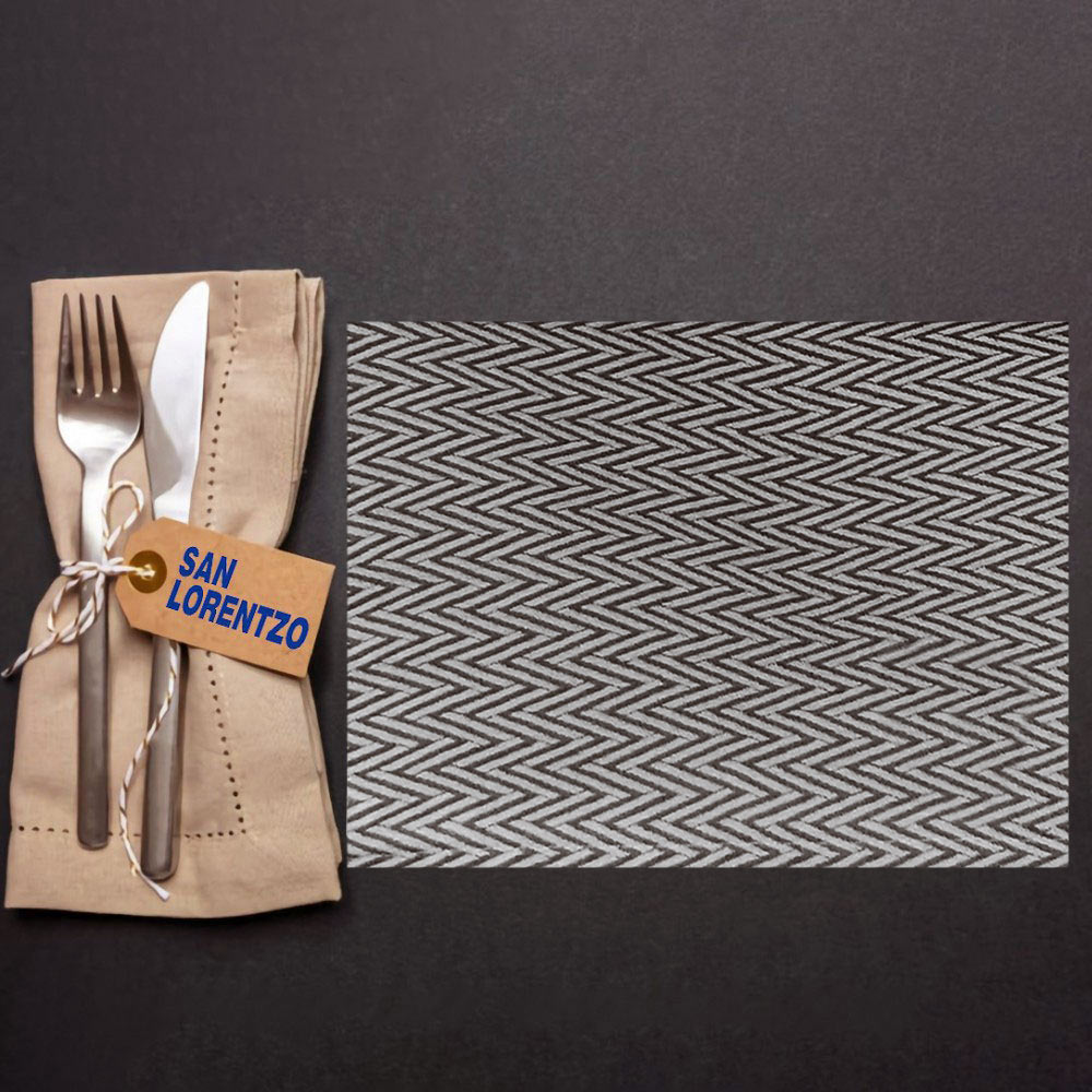 PLACEMAT ZELVA BLACK 33X45-8949BLACK