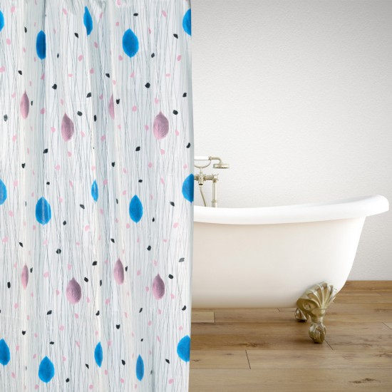 Shower curtain AutumnLeaves 180(l)x200(h) (Plastic)