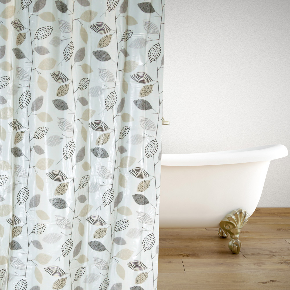 ΚΟΥΡΤΙΝΑ ΜΠΑΝΙΟΥ PVC CALM BROWN 180(Μ)X180(Υ)-8832 ΚΟΥΡΤΙΝΑ ΜΠΑΝΙΟΥ PVC CALM BROWN 180(Μ)X180(Υ)-8832