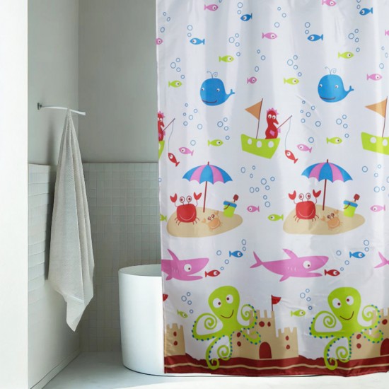 Shower Curtain NearTheBeach 180(L)x180(H)