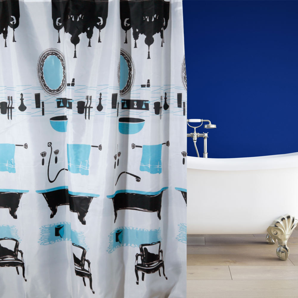 Shower Curtain Bathitems 180(L)x200(H)