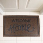Coir Doormat Home Script Brown 45X75-9389BROWN