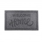 Coir Doormat Home Script Grey 45X75-9389GREY