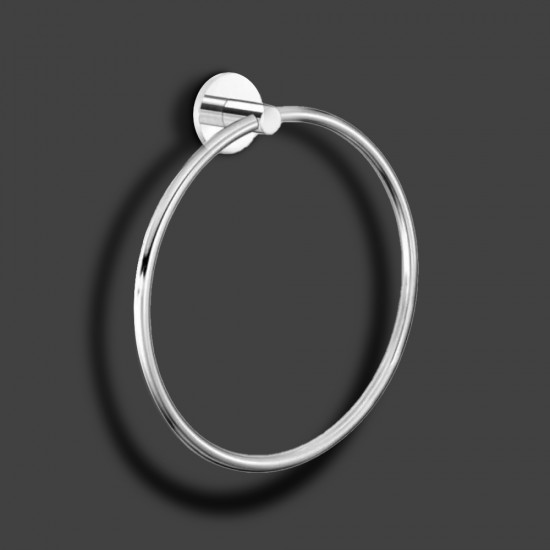Wall-mounted Towel Ring. Inox.