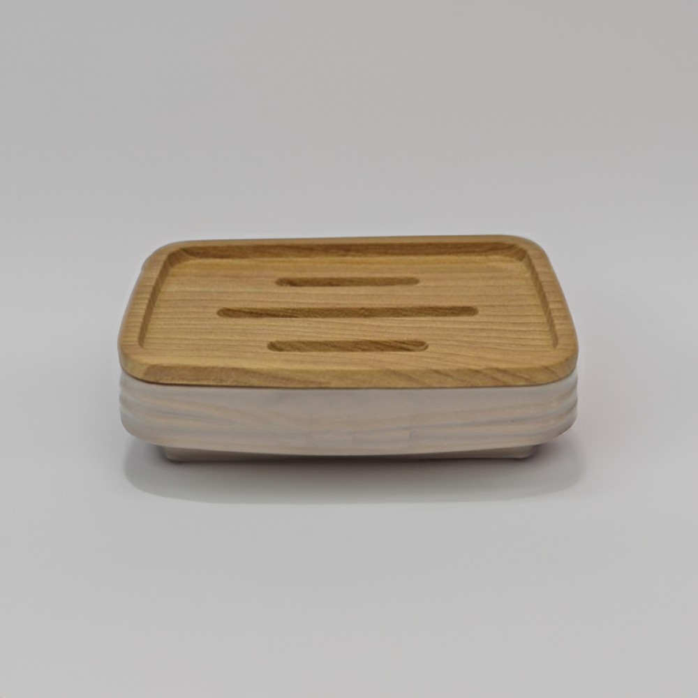 ΣΑΠΟΥΝΟΘΗΚΗ ΜΠΑΜΠΟΥ ΠΛAΣΤΙΚΗ  ME ΡΙΓΕΣ ΜΠΕΖ SL992