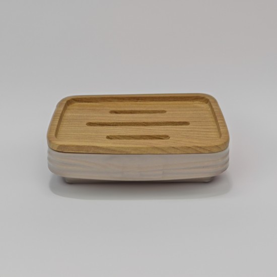 ΣΑΠΟΥΝΟΘΗΚΗ ΜΠΑΜΠΟΥ ΠΛAΣΤΙΚΗ  ME ΡΙΓΕΣ ΜΠΕΖ SL992