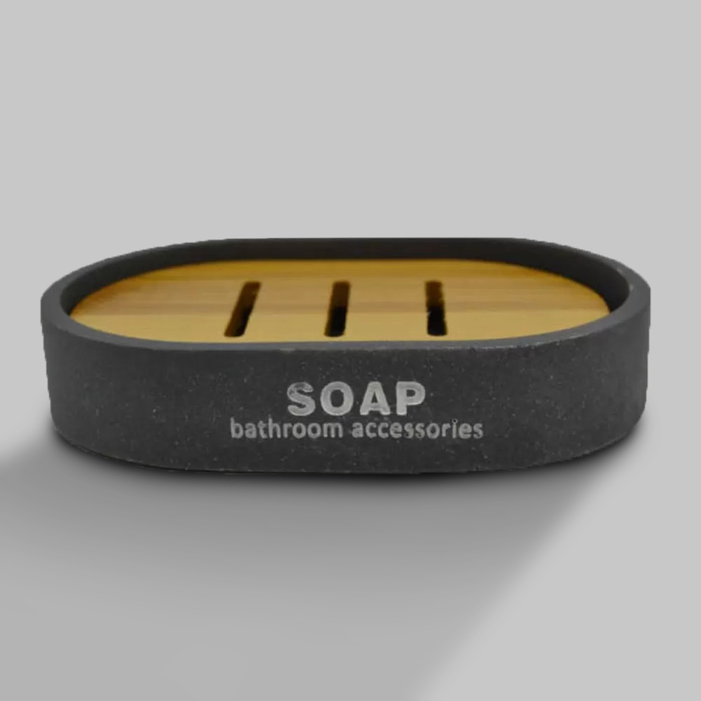 ΣΑΠOYNOΘΗΚΗ ΓΚΡΙ ΜΕ ΜΠΑΜΠΟΥ SL209