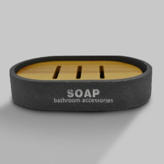 ΣΑΠOYNOΘΗΚΗ ΓΚΡΙ ΜΕ ΜΠΑΜΠΟΥ SL209