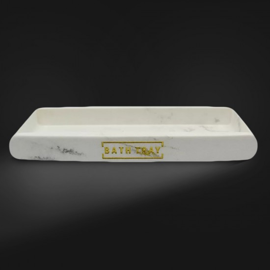 Soap Holder SL205 Marble, White