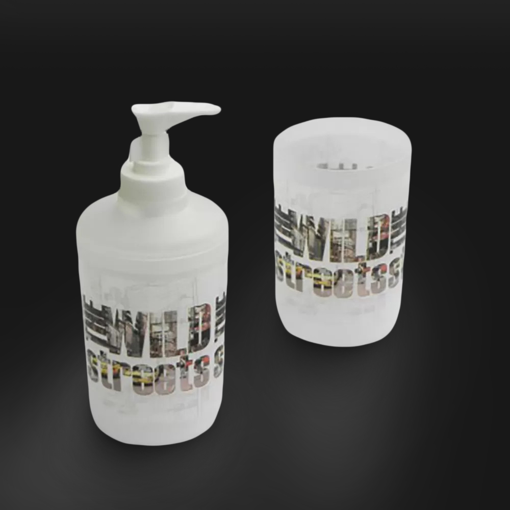 Bathroom Accessory Set Chicago. White-1900515