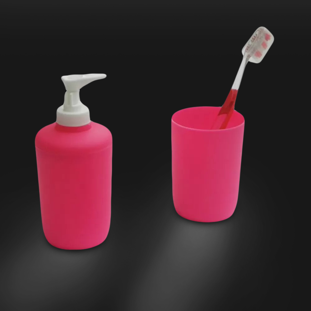 ΣΕΤ ΑΞΕΣΟΥΑΡ 2ΤΕΜ SOLID ΦΟΥΞΙΑ