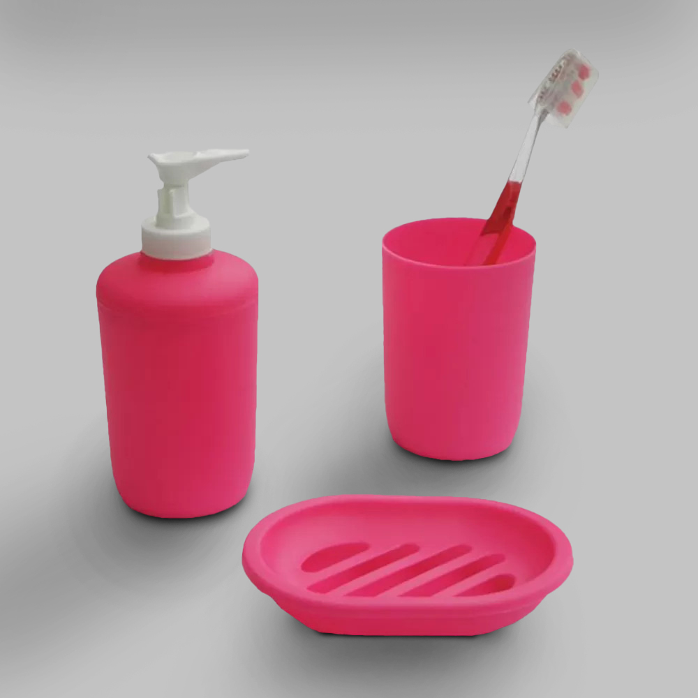 ΣΕΤ ΑΞΕΣΟΥΑΡ 3ΤΕΜ SOLID ΦΟΥΞΙΑ