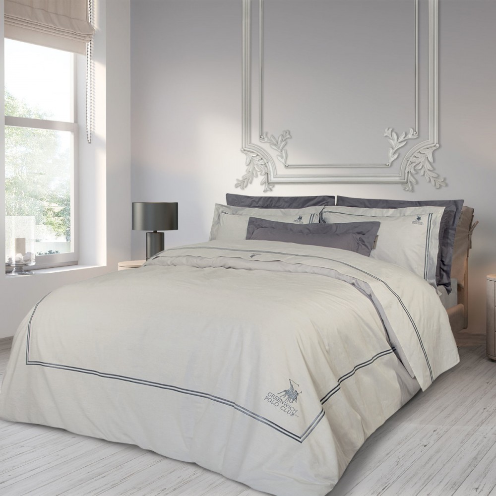 ΣΕΤ ΠΑΠΛΩΜΑΤΟΘΗΚΗ POLO ΓΚΡΙ GP383 220X240