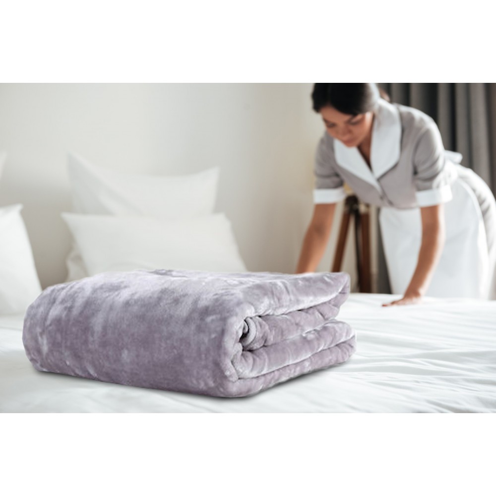 ΚΟΥΒΕΡΤΑ ΓΚΡΙ VELOUR 220Χ240 ΚΟΥΒΕΡΤΑ ΓΚΡΙ VELOUR 220Χ240