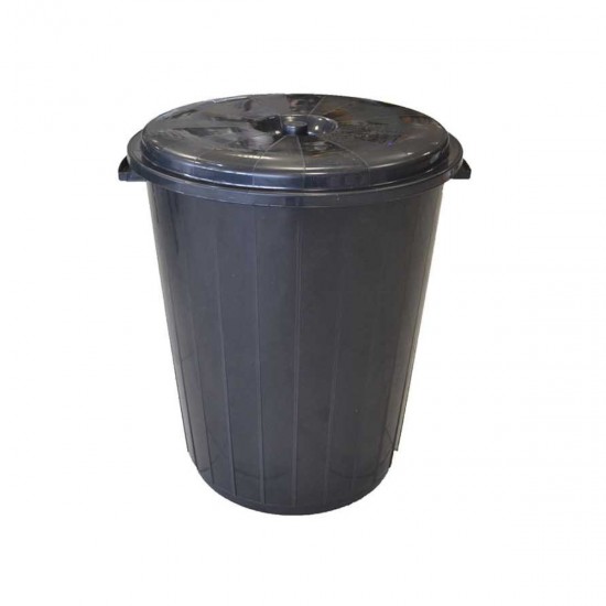 ΚΑΔΟΣ ΑΠΟΡΡΙΜΜΑΤΩΝ ΠΛΑΣΤΙΚΟΣ ΓΚΡΙ 65LT SL2551