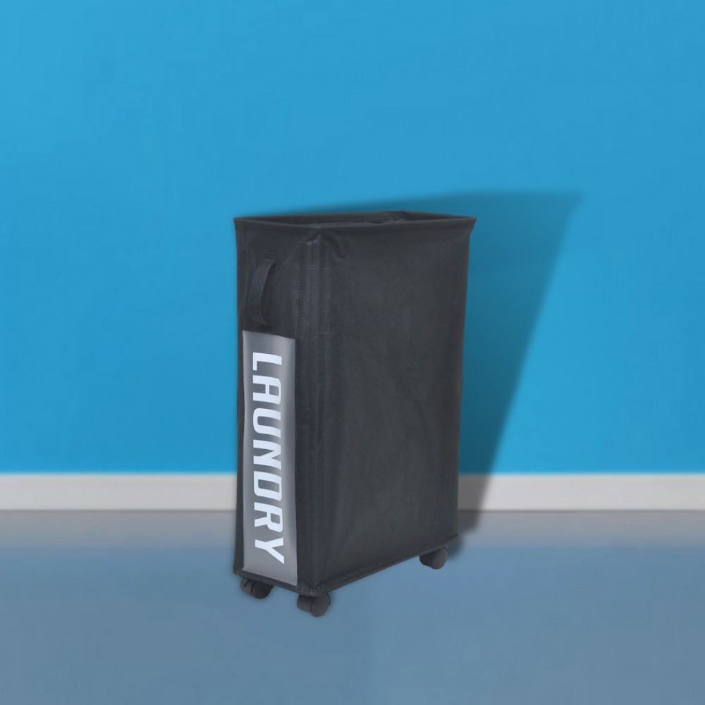 ΚΑΛΑΘΙ ΑΠΛΥΤΩΝ SPLIT ΜΑΥΡΟ ΜΕ ΡΟΔΕΣ 60X19X40