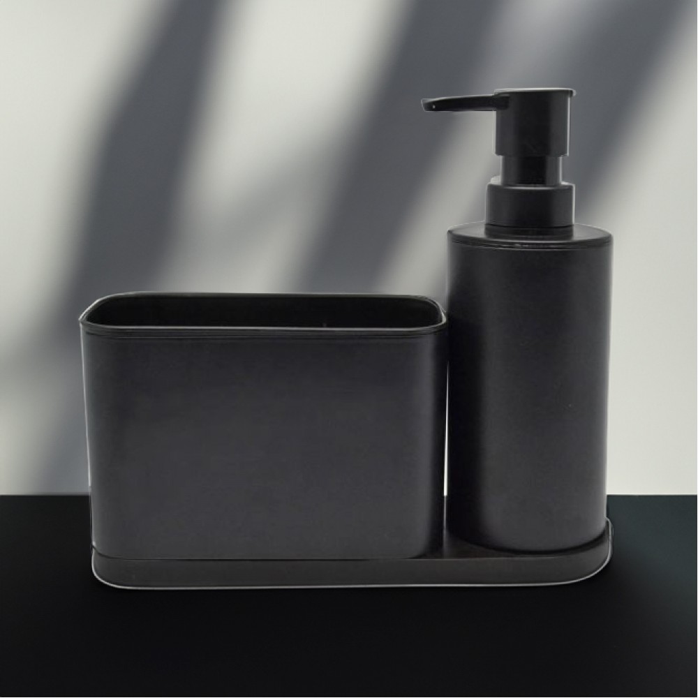 Kitchen Dispenser Set Inox Black