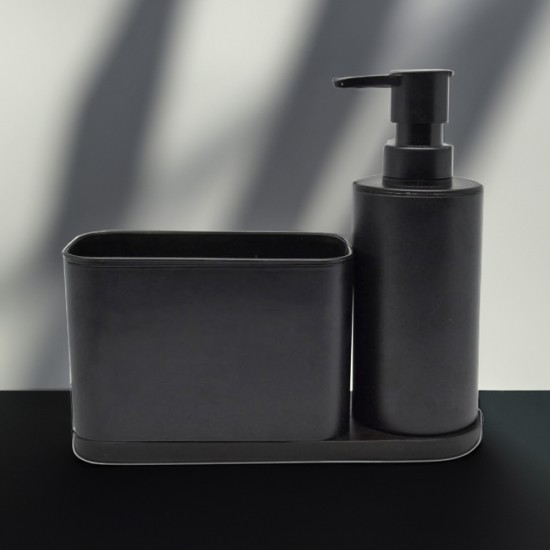 Kitchen Dispenser Set Inox Black