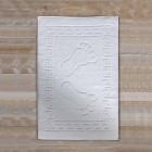 Towel Bath Mat Footprint 50x70cm White