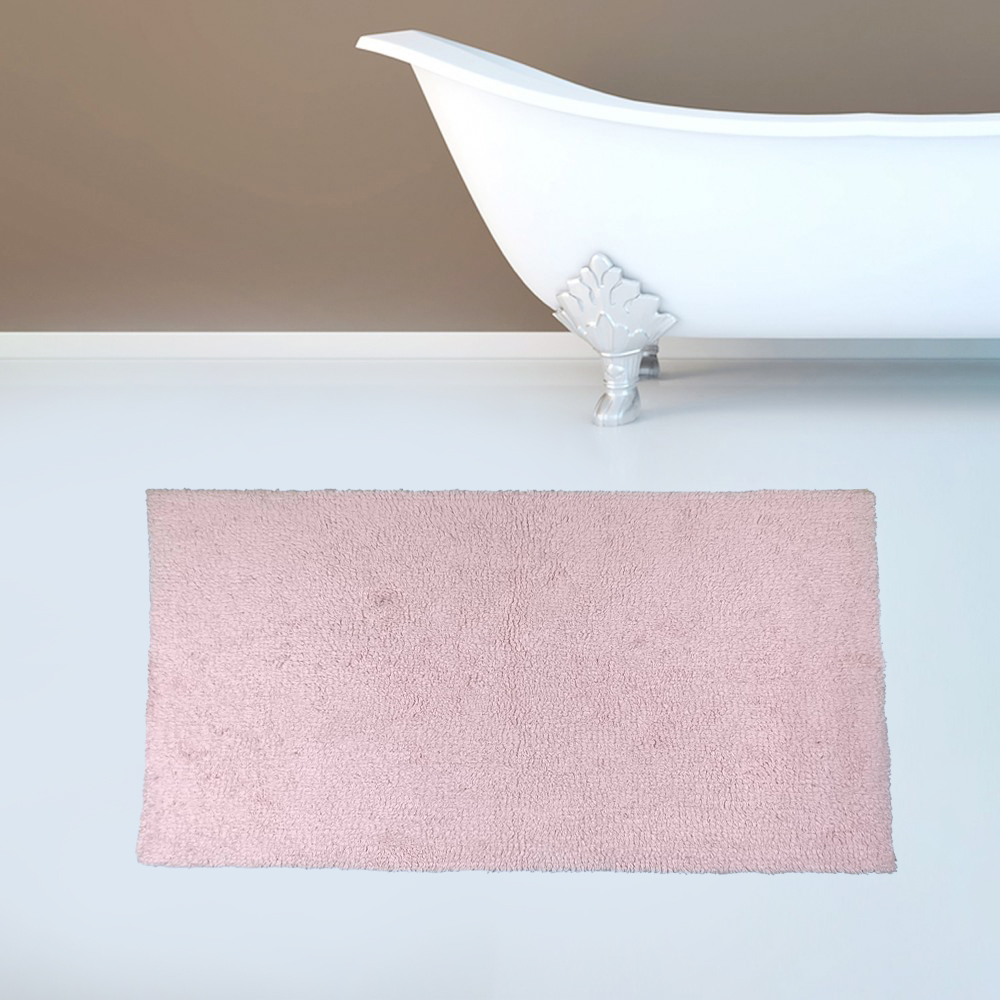 Bath Mat Double Face Light Pink 60x90cm