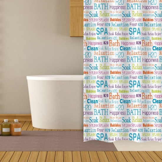 Shower Curtain Soak 180(L)x180(H)