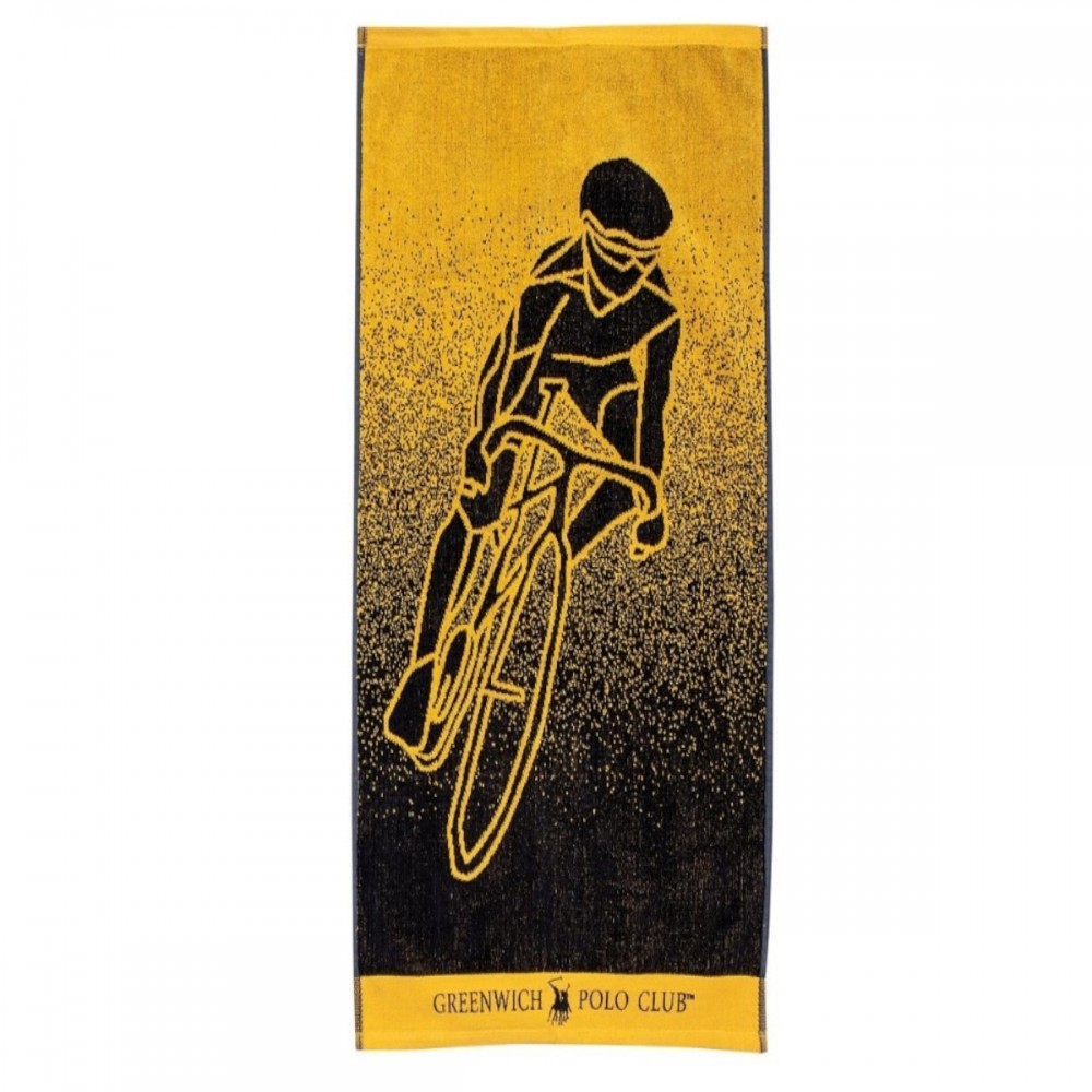 Gym Towel Greenwich Polo Club GP34 Black-Ochre 45x90cm Gym Towel Greenwich Polo Club GP34 Black-Ochre 45x90cm