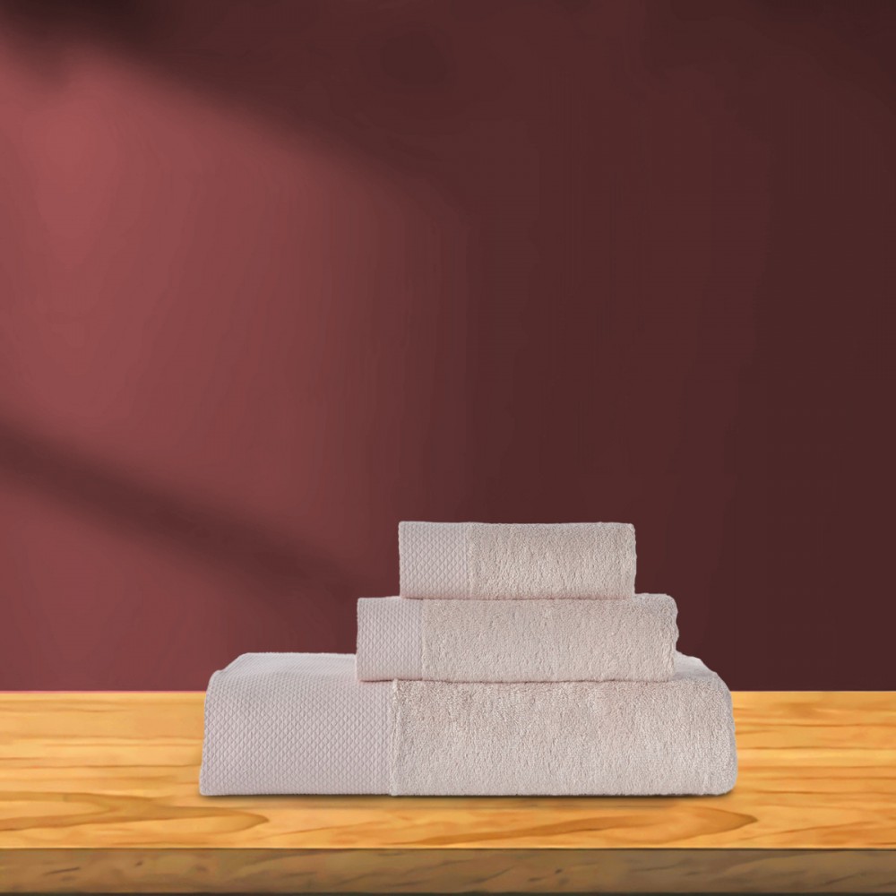 ΠΕΤΣΕΤΑ ΜΠΑΝΙΟΥ ALBERTA 30X50 ΑΠΑΛΟ ΡΟΖ