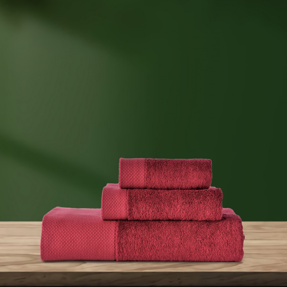 ΠΕΤΣΕΤΑ ΜΠΑΝΙΟΥ ΣΕΤ ALBERTA ΚΟΚΚΙΝΟ