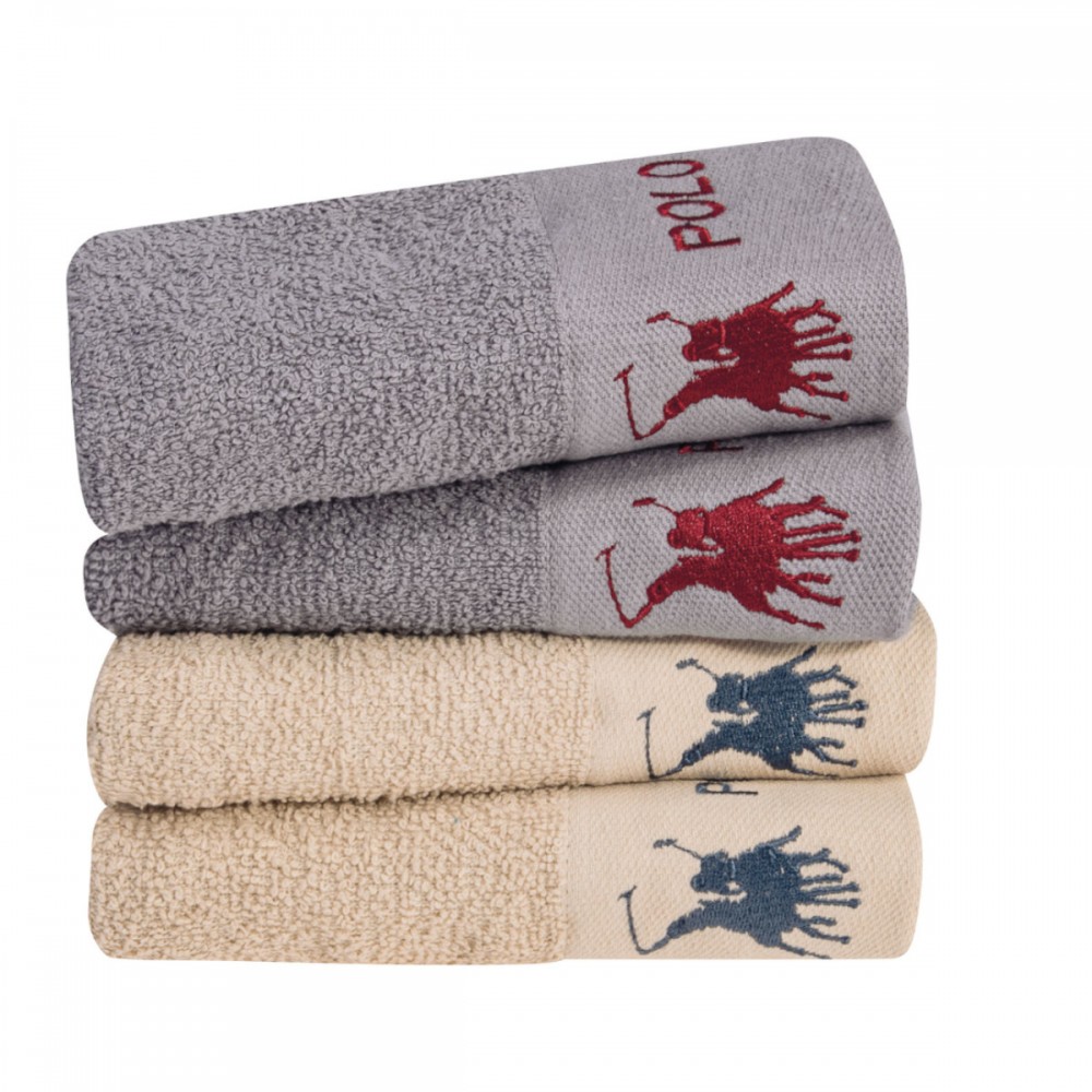 ΣΕΤ ΠΕΤΣΕΤΕΣ 4 ΤΕΜΑΧΙΩΝ POLO GP303 ΓΚΡΙ-ΜΠΕΖ