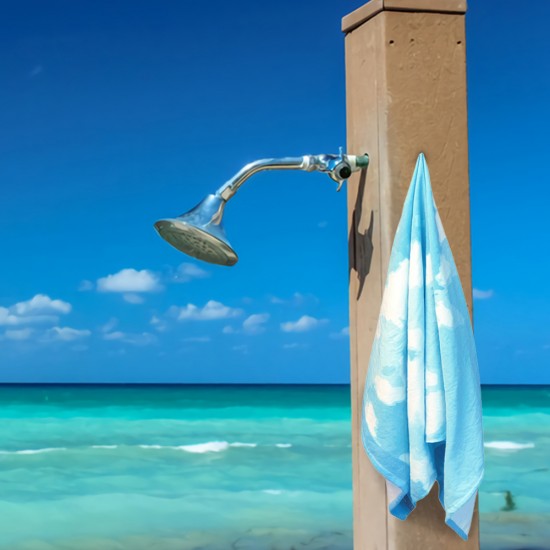 Beach Towel Natali with fringes 80x160