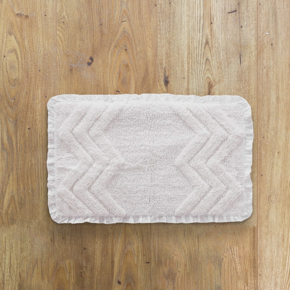 Bath Mat Reflection White 50x80cm