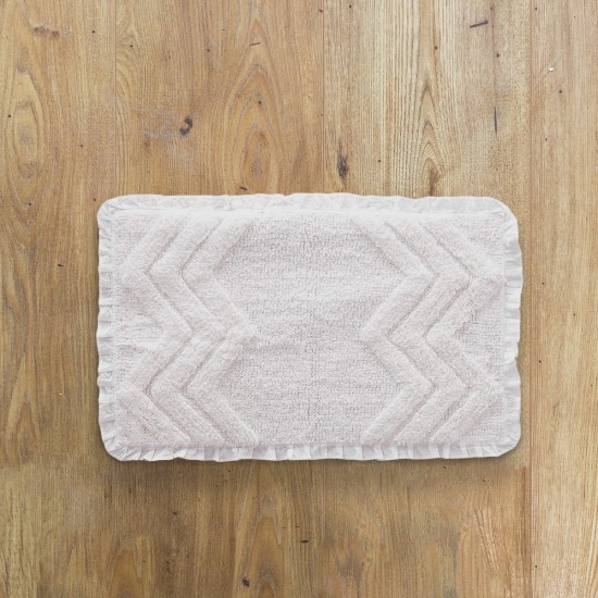 Bath Mat Reflection White 50x80cm