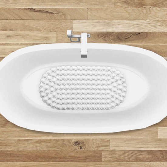 Non-slip Bathtub Mat Blase, White, 36x70cm.