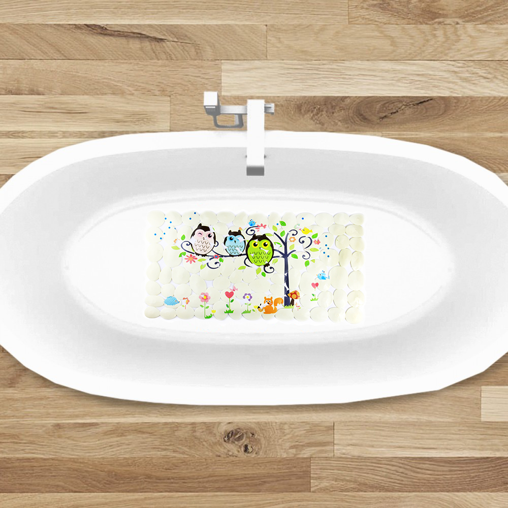 Non-slip Bathtub Mat OwlColours, 35X70cm
