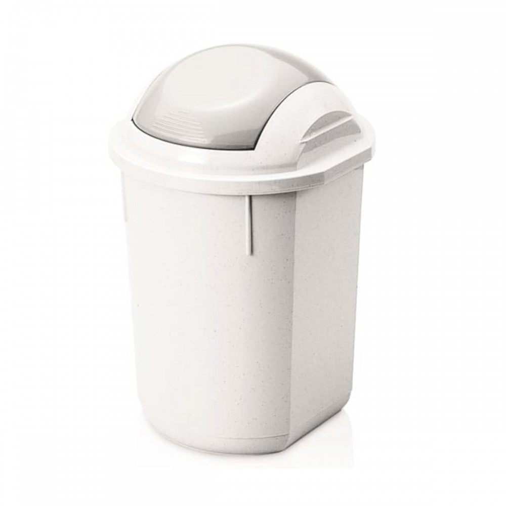 Plastic Trash Bin 8lt SL2541 White