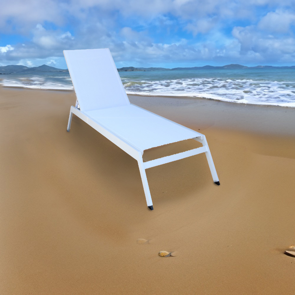 Aluminum Beach Chair SL234 White 