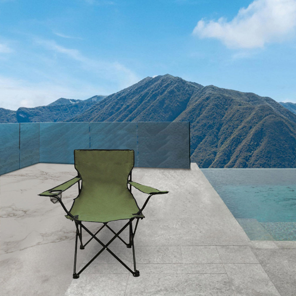 ΚΑΡΕΚΛΑ ΠΑΡΑΛΙΑΣ ΑΛΟΥΜΙΝΙΟΥ ΠΡΑΣΙΝΗ SL112 50(Π)Χ82(Μ)Χ80(Υ)