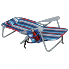 ΚΑΡΕΚΛΑ ΠΑΡΑΛΙΑΣ ΜΕΤΑΛΛΙΚΗ SL114 ΜΠΛΕ 63(Π)Χ48(Μ)Χ79(Υ)