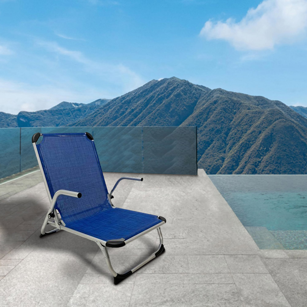 ΚΑΡΕΚΛΑ ΠΑΡΑΛΙΑΣ ΑΛΟΥΜΙΝΙΟΥ ΒΑΡΕΩΣ ΤΥΠΟΥ SL101 ΜΠΛΕ 53(Π)Χ66(Μ)Χ70(Υ)