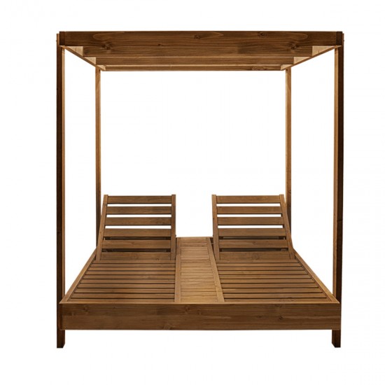 ΞΑΠΛΩΣΤΡΑ ΞΥΛΙΝΗ FIRDUAL 2ΘΕΣΕΩΝ 173(Π)Χ205(Μ)X196(Υ)